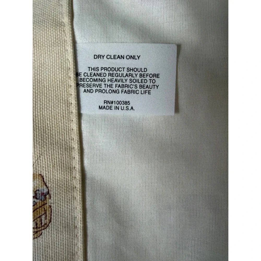Paper Doll Print 2 Window‎ Valances52x17 Cream Excellent Lined USA
